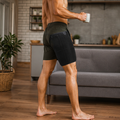 Compression Groin Thigh Sleeve - Adjustable Hip Support Brace for Strain Injury Recovery, Stabilizing Wrap for Men Women Sports Protection
