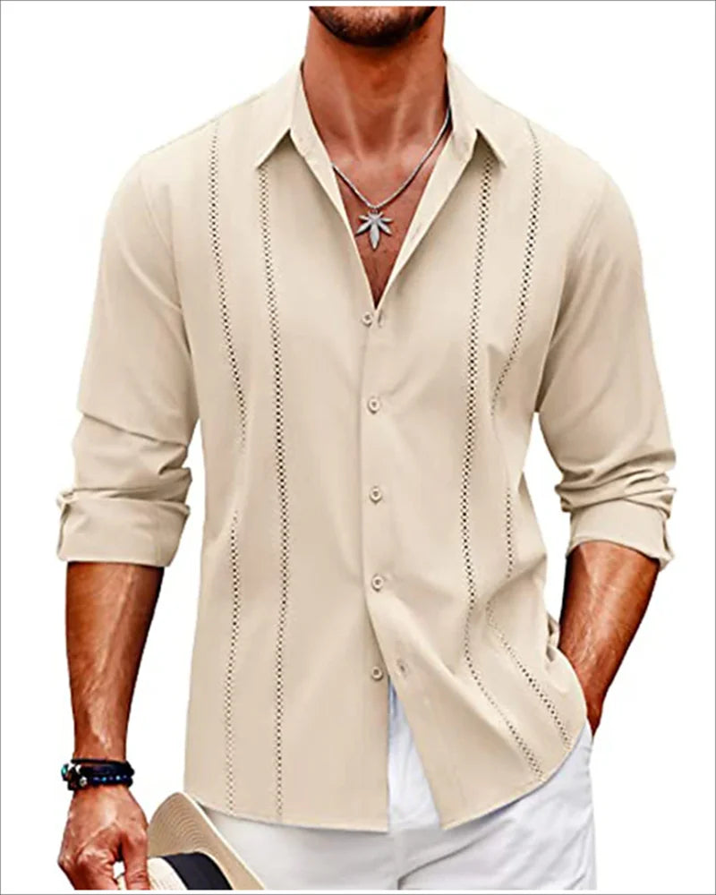 Luxury Men's Printed Long Sleeve Shirt – Trendy Partywear with Button-Up Style, Vibrant Designs, and Sizes up to 6XL