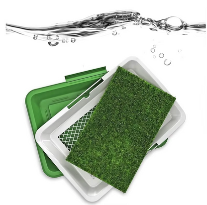 Dog Toilet With Artificial Turf – Non-Slip Mat For Indoor And Outdoor Use