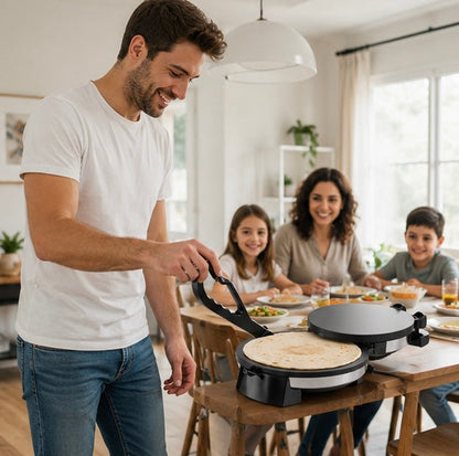 Electric Pancake Maker Machine - Multi-Purpose Household Cake and Crepe Cooker for Quick Breakfasts, Snacks and Family Gatherings