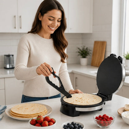 Electric Pancake Maker Machine - Multi-Purpose Household Cake and Crepe Cooker for Quick Breakfasts, Snacks and Family Gatherings