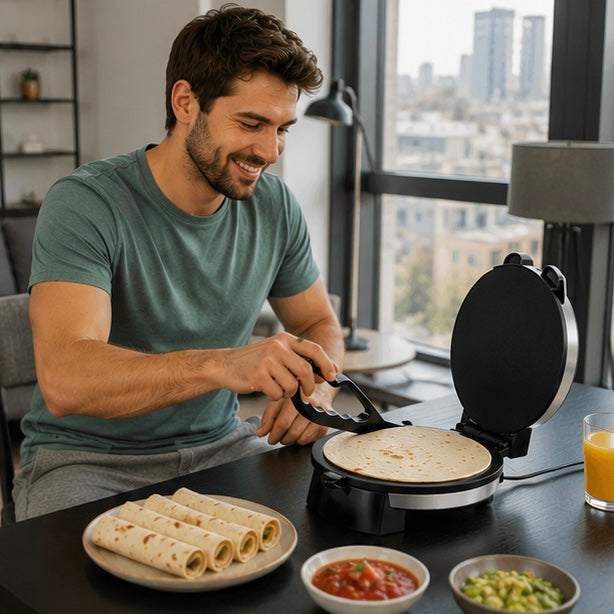 Electric Pancake Maker Machine - Multi-Purpose Household Cake and Crepe Cooker for Quick Breakfasts, Snacks and Family Gatherings