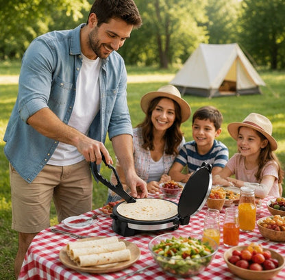 Electric Pancake Maker Machine - Multi-Purpose Household Cake and Crepe Cooker for Quick Breakfasts, Snacks and Family Gatherings
