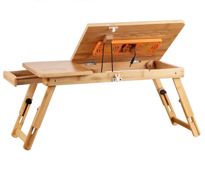 Folding Laptop Desk for Bed or Sofa – Portable Study and Reading Table Tray for Home and Travel Convenience