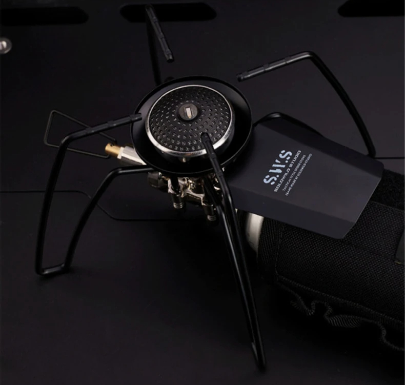 Spider Folding Camping Stove – Compact Outdoor Gas Burner for BBQ, Hiking, Tableware & Emergency Cooking Setup