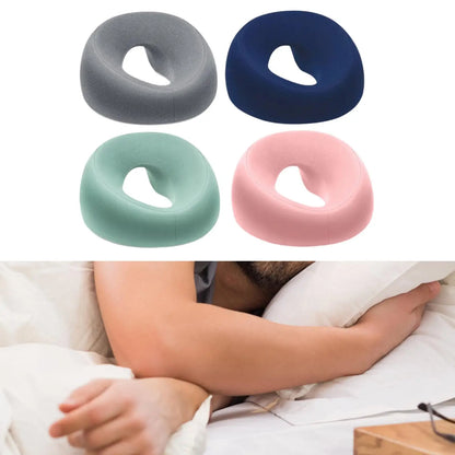 Face Down Desk Nap Pillow – Ergonomic Memory Foam Headrest for Deep Comfort, Salon Use, and Prone Sleeping Support