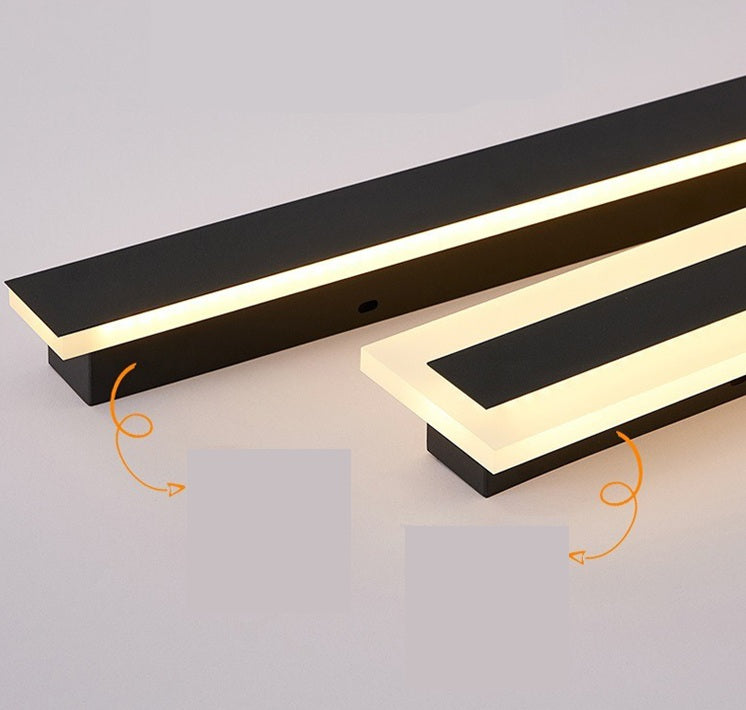 LED Strip Wall Light – Modern Waterproof IP65 Outdoor Lamp with Sleek Aluminum Body, Perfect for Garden, Patio & Porch Lighting