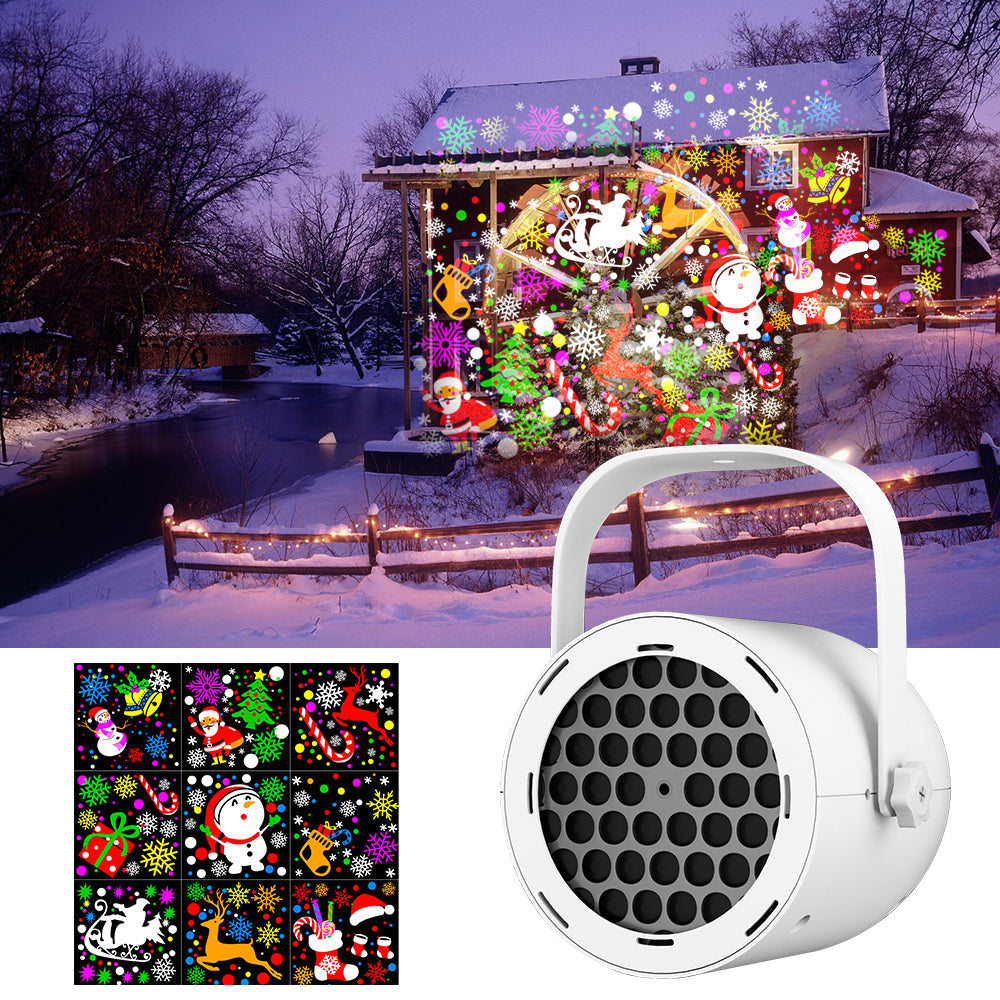 Halloween Pumpkin LED Projector – USB Powered Rotating Night Light with Snowflake Patterns for Holiday Parties and Room Decor