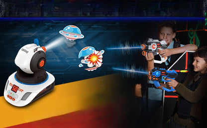 Infrared Laser Tag Set for Kids & Adults – 2 Player Toy Guns with Projector, Indoor Outdoor Game