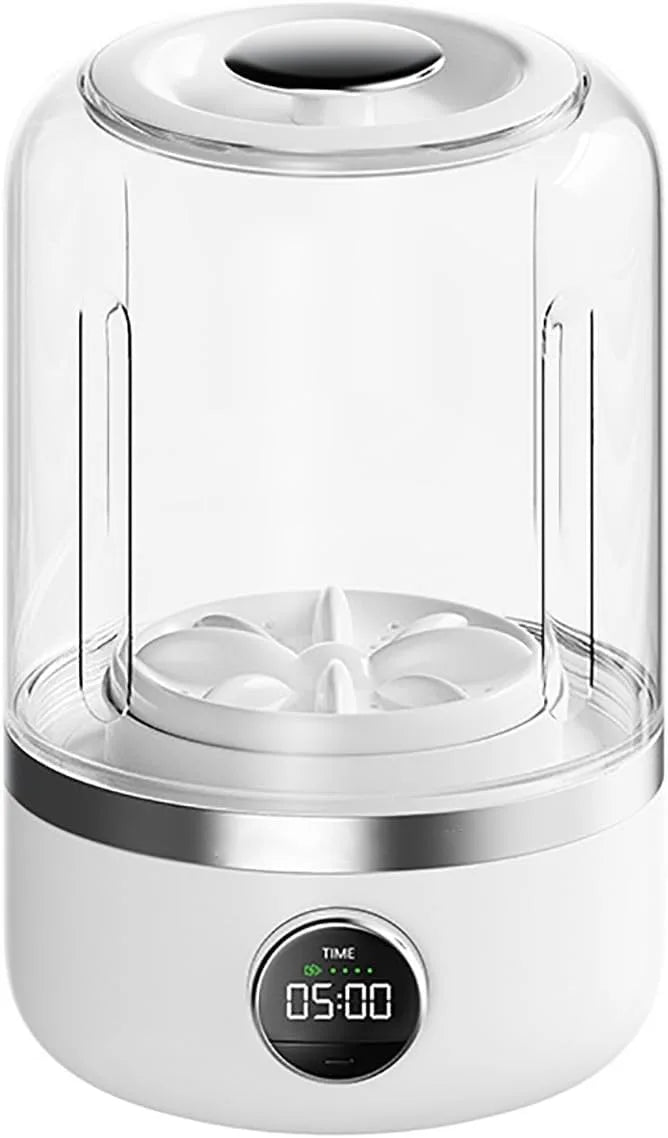 Wireless Portable Underwear Cleaner Washing Machine – 1L Mini Sock & Delicates Dehydrating Laundry Bucket for Travel, Dorms, or Compact Bathroom Use