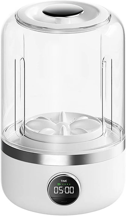 Wireless Portable Underwear Cleaner Washing Machine – 1L Mini Sock & Delicates Dehydrating Laundry Bucket for Travel, Dorms, or Compact Bathroom Use