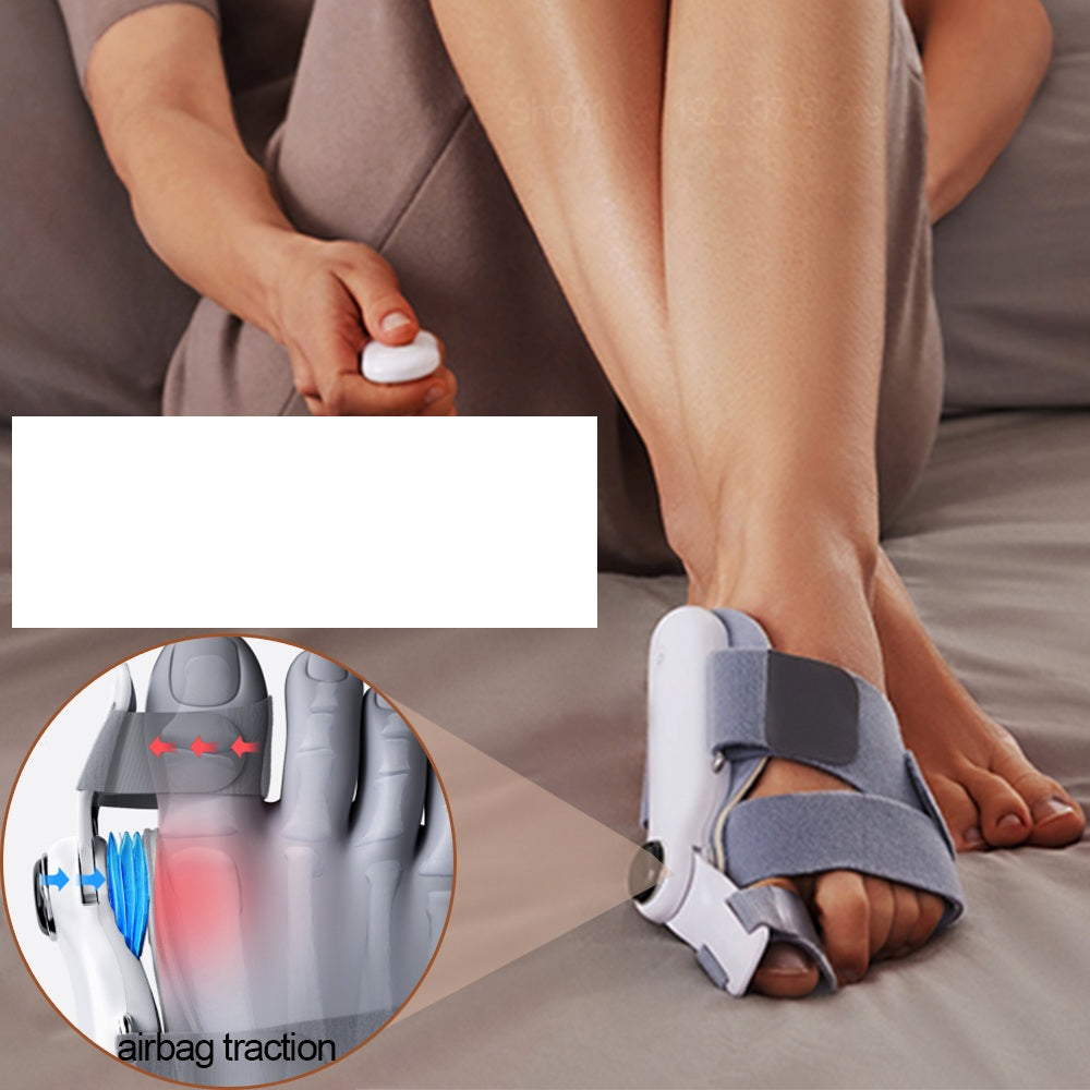 Electric Bunion Straightener with Vibration Massage - Airbag Toe Separator for Hallux Valgus Correction and Comfortable Alignment
