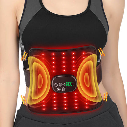 Electric Infrared Knee and Waist Massager – Wireless Heating Pad with Vibration Therapy for Joint Pain Relief and Support