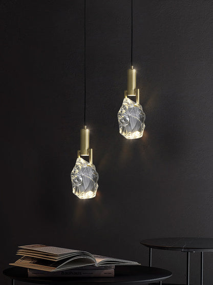 Nordic Crystal LED Pendant Light – Elegant Dining Room, Bar, Kitchen, and Bedroom Hanging Lamp, Luxury Suspension Chandelier for Modern Home Décor