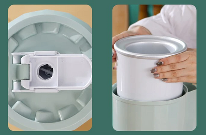 Automatic Mini Ice Cream Maker – Compact Electric Machine for Homemade Fruit Cones & Frozen Desserts