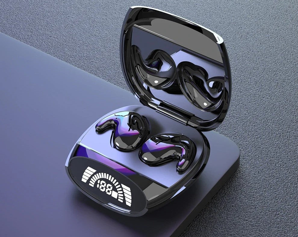 Sleep Invisible Bluetooth 5.3 Earbuds – Tiny, Noise-Canceling Wireless Headphones with Built-In Mic for Comfort While Sleeping or Sport