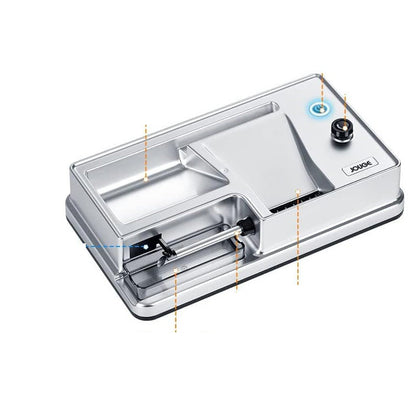 Electric Cigarette Rolling Machine – Smart Infrared LED Sensing Roller with Storage Tray for Regular Tubes and Convenient Tobacco Preparation