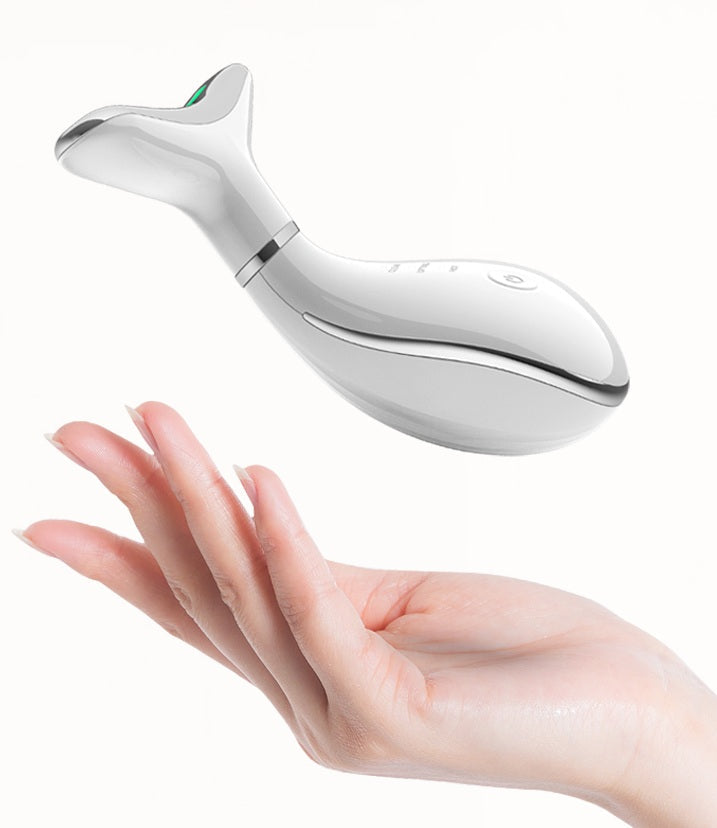 LED Facial Lift Beauty Device – 3-Color Photon Therapy Neck and Face Massager for Tightening and Anti-Aging Care