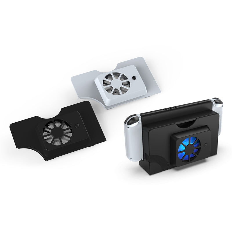 S6 Game Console Cooling Fan – USB LED Turbo Ventilation System with OLED Stand Support for Essential Gaming Console Cooling Needs