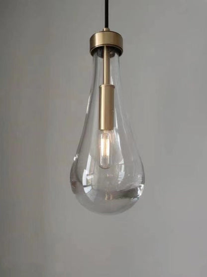 Crystal LED Wall Light – Elegant Water Droplet Design with Copper Finish, Nordic Wandlamp for Bedrooms, Living Rooms, Bathrooms, and Beside Mirrors