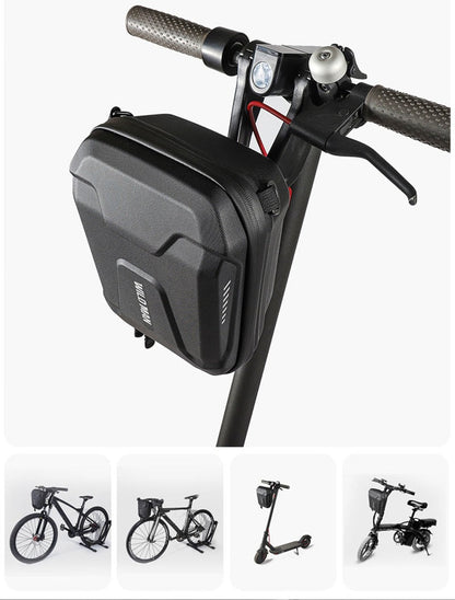 Waterproof Bike Handlebar Bag – EVA Hard Shell Cycling Front Bag with Large Storage for Outdoor Riding Essentials