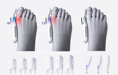 Electric Bunion Straightener with Vibration Massage - Airbag Toe Separator for Hallux Valgus Correction and Comfortable Alignment