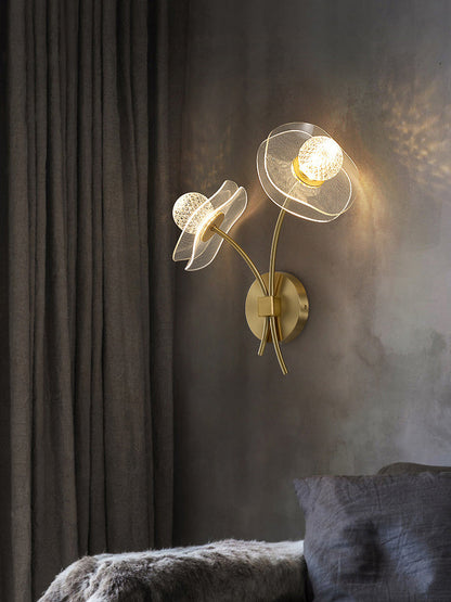 Modern Personalized Lotus Leaf LED Wall Light – Elegant Indoor/Outdoor Lighting for Bedroom, Living Room, Staircase, Kitchen, or Hallway Décor