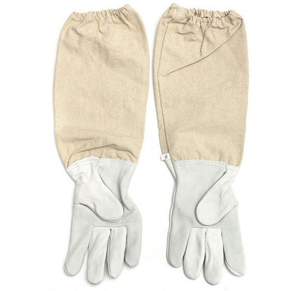 Professional Full-Body Beekeeping Suit with Ventilation and Protective Gloves – Durable Safety Outfit for Beekeepers and Outdoor Apiary Work