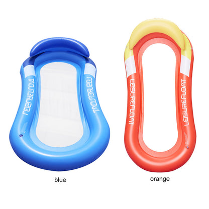 Inflatable Floating Water Hammock Lounge – Foldable Pool Bed for Summer Relaxation, Beach Parties & Outdoor Pool Fun