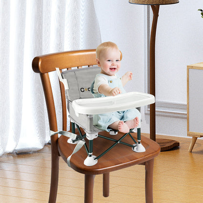 Portable Folding Baby Dining Chair – Lightweight Seat with Removable Tray for Home Meals and Outdoor Picnics