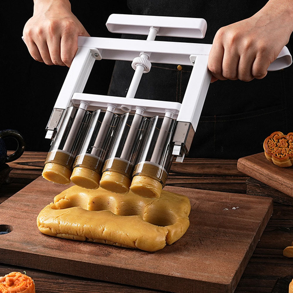 Hand-Pressed Mooncake Stuffing Separator – Dough Divider and Baking Mold Tool for Pastry, Peach Cake, and Kitchen Creations
