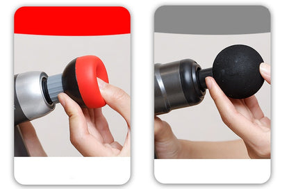 Universal Soft Silicone Fascia Gun Massage Head – Deep Tissue Muscle Relaxation Attachment for 12mm-18mm Caliber Massage Guns
