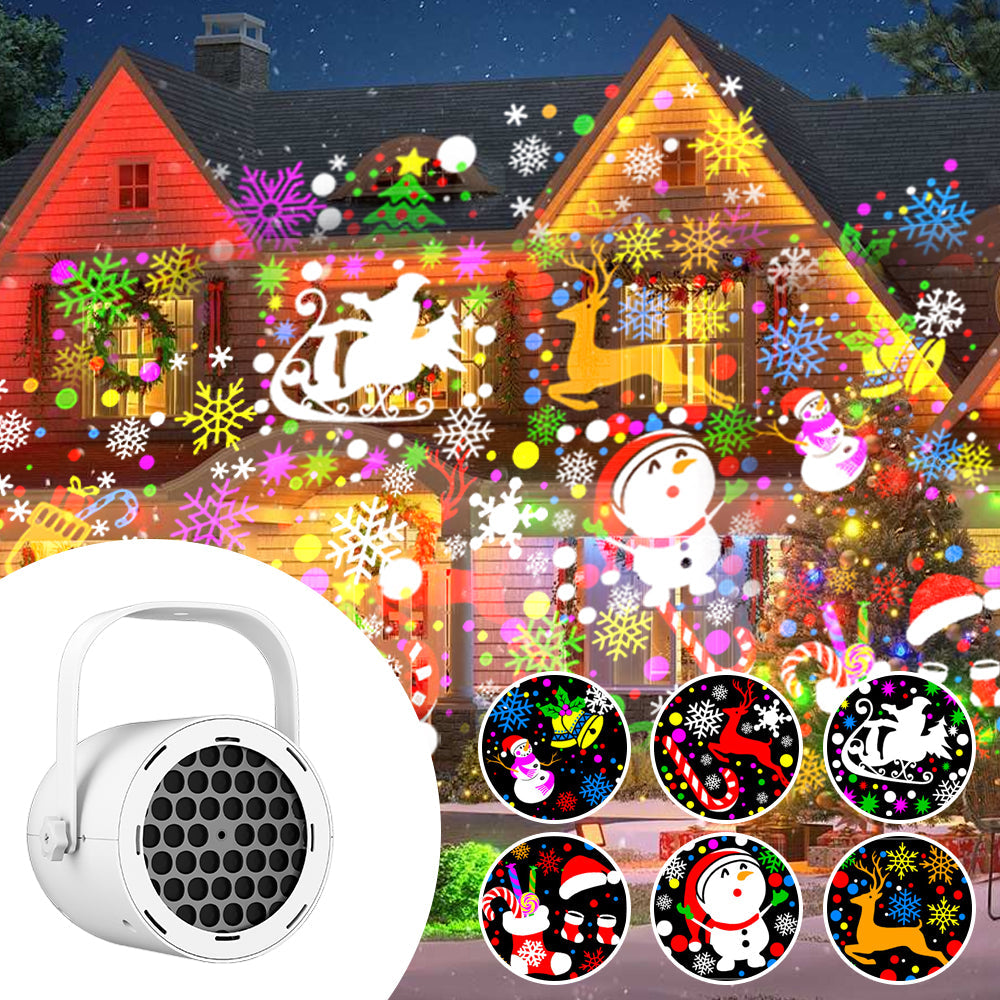 Halloween Pumpkin LED Projector – USB Powered Rotating Night Light with Snowflake Patterns for Holiday Parties and Room Decor