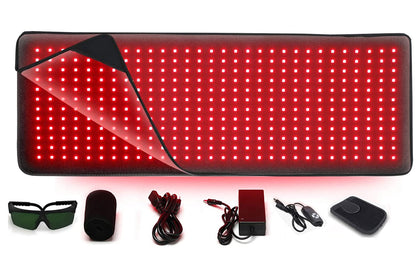 Red and Infrared Therapy Heating Belt – Wearable LED Body Pad for Face, Shoulder, and Muscle Pain Relief Treatment