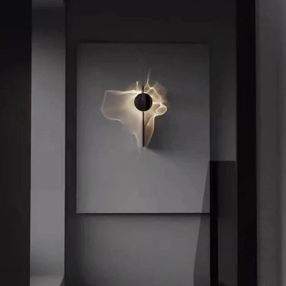 Chrome LED Sci-Fi Wall Light – 3000K Stainless Steel Lamp Sconce for Bedroom, Parlor, Stairs, Hallway