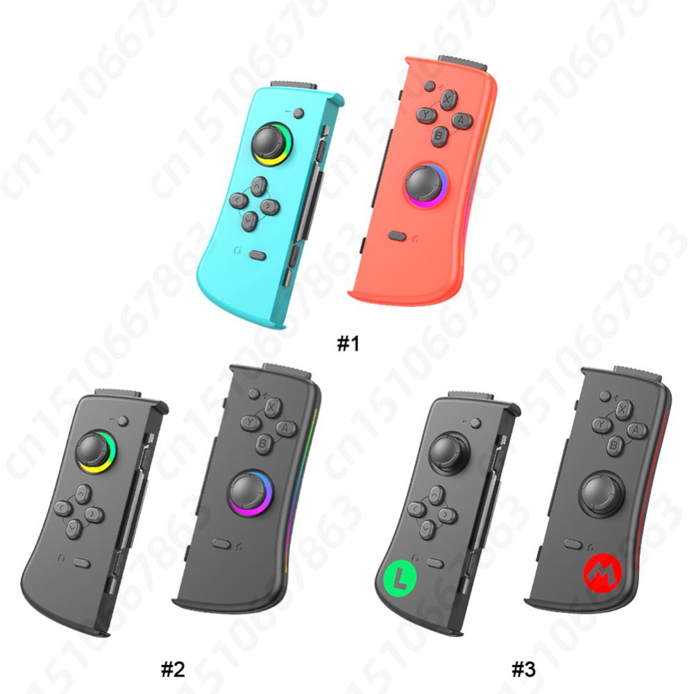 Wireless Joycon Controllers for Nintendo Switch – BT 5.0 Left & Right Joysticks for OLED, Lite & Classic Gaming Console
