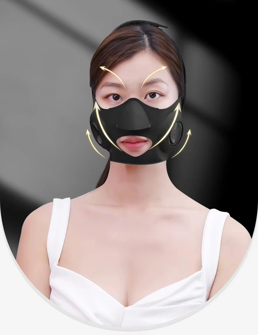 Smart V-Face Slimming EMS Mask – Electric Face Lift Device with Remote Control for Contouring, Tightening, and Skin Rejuvenation
