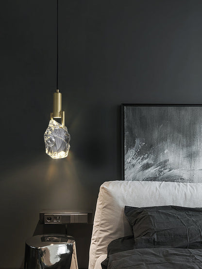 Nordic Crystal LED Pendant Light – Elegant Dining Room, Bar, Kitchen, and Bedroom Hanging Lamp, Luxury Suspension Chandelier for Modern Home Décor