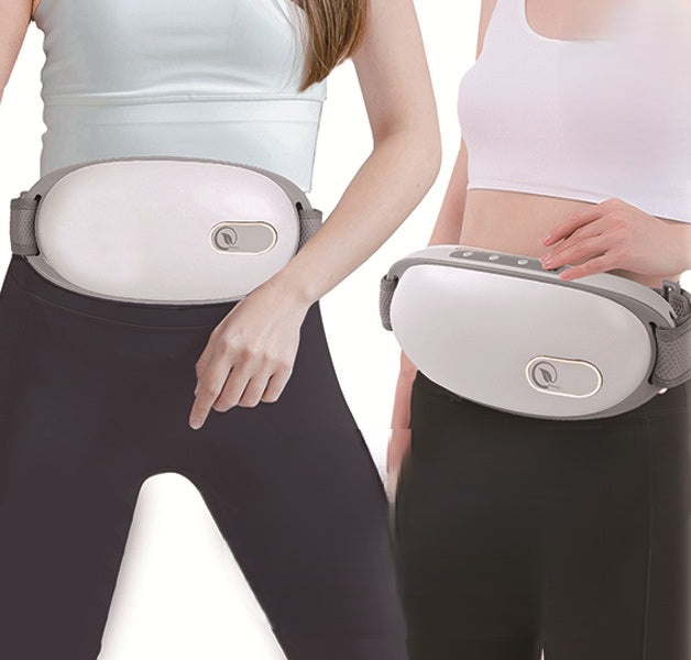 Wireless Portable Waist & Back Massager – Multi-Function Pounding Massage Device with Relaxing Heat for Legs, Office, and Home Wellness Relief
