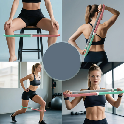 Spring Tube Yoga Circle – Foldable Waist & Tummy Trimmer for Core Strength, Weight Loss & Home Fitness Training