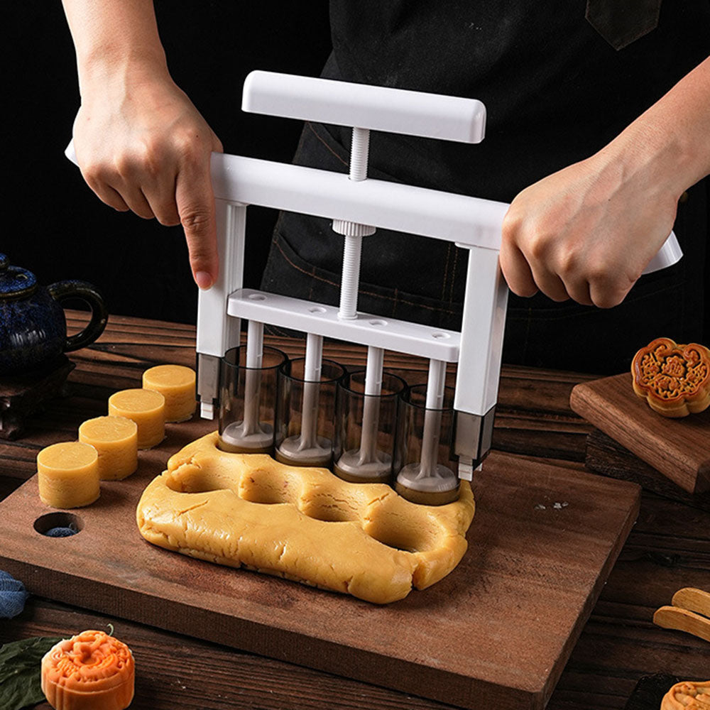 Hand-Pressed Mooncake Stuffing Separator – Dough Divider and Baking Mold Tool for Pastry, Peach Cake, and Kitchen Creations