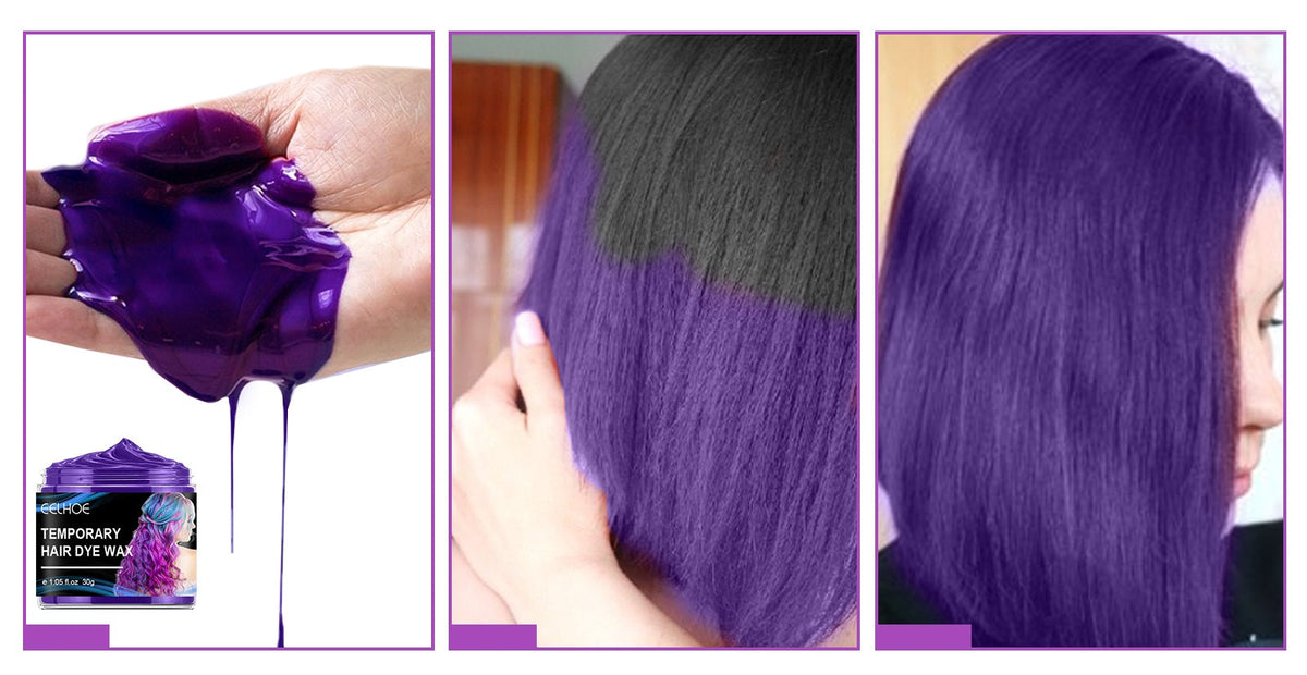 Temporary Hair Dye Wax Set – Washable Disposable Party Styling Cream for DIY Fashion Coloring, Nourishing Cream, and Fun Hairstyles