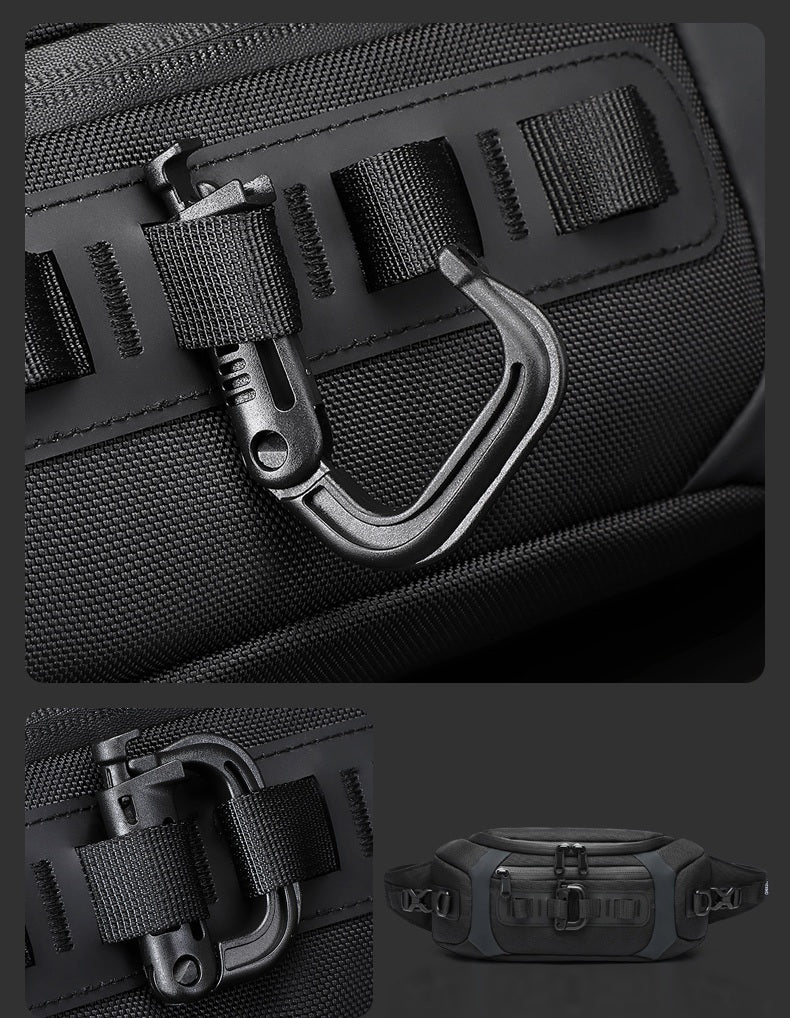 Men’s Tactical Waterproof Waist Bag – Outdoor Chest Sling & Crossbody Pack for Sports, Hiking & Daily Travel