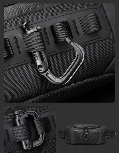 Men’s Tactical Waterproof Waist Bag – Outdoor Chest Sling & Crossbody Pack for Sports, Hiking & Daily Travel
