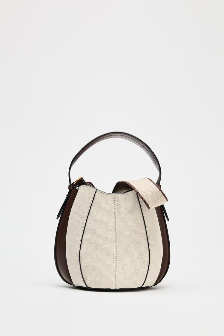 Luxury Designer Bucket Bag – Fashionable Crossbody Handbag with Detachable Wallet Pocket for Everyday Chic