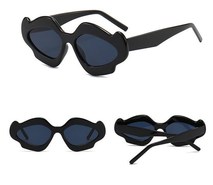Irregular Flower Sunglasses – Retro Candy Color UV400 Shades for Men and Women’s Trendy Streetwear