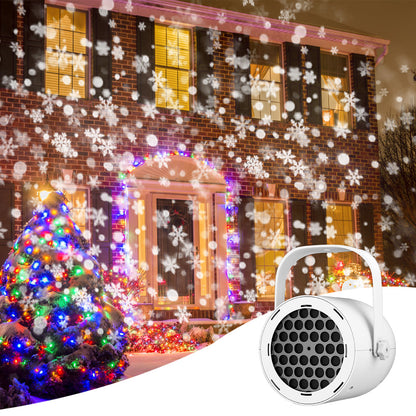 Halloween Pumpkin LED Projector – USB Powered Rotating Night Light with Snowflake Patterns for Holiday Parties and Room Decor