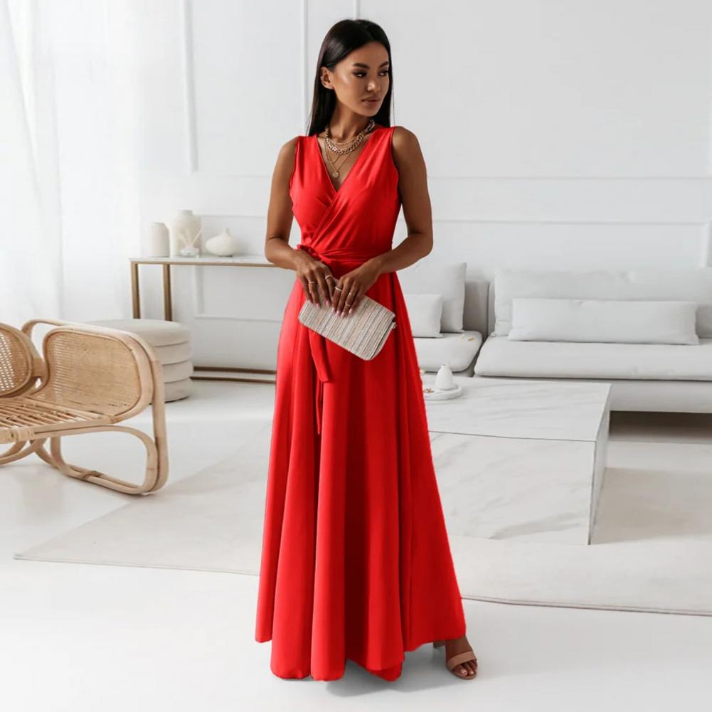 Convertible V-Neck Boho Maxi Wrap Dress for Women – Sexy Multiway Bandage Infinity Gown for Club Nights, Parties, Bridesmaids & More