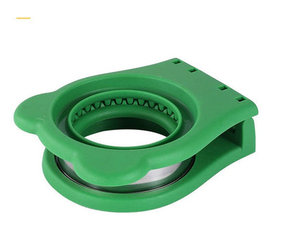 Round Sandwich Cutting Mold – Stainless Steel Bread, Biscuit & Cake Pocket Press with Hand Guard