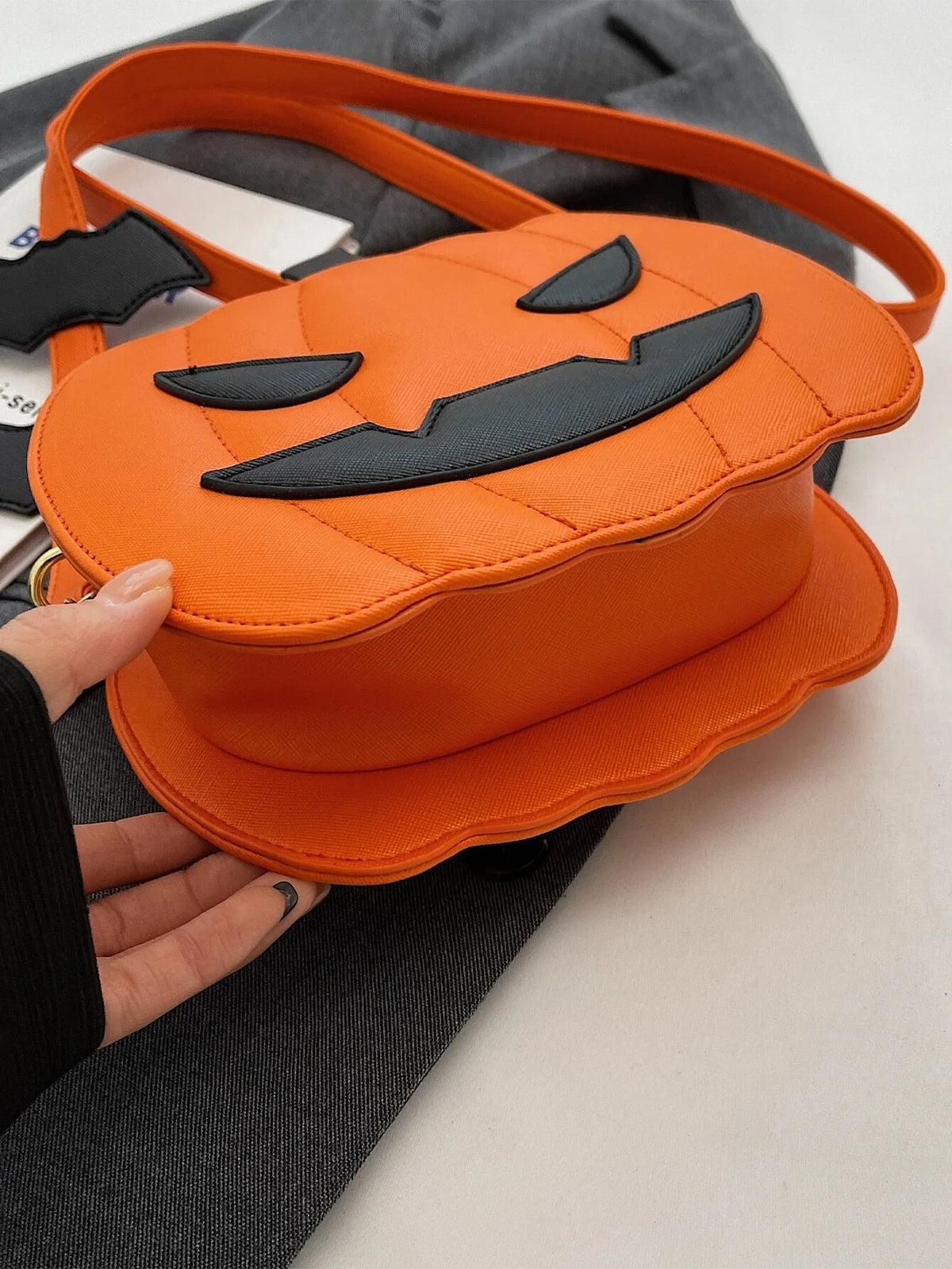 Steampunk Gothic Pumpkin Bag – Funky Crossbody Purse for Women, Teens, and College Students’ Halloween Style